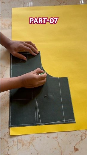 ✂️ Part-07 | Perfect Blouse Pattern Cutting Step-by-Step | Easy Tailoring Tutorial
