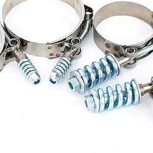 [Hot Item] T Bolt Spring Loaded Hose Clamps Heavy Duty with Large Spring
