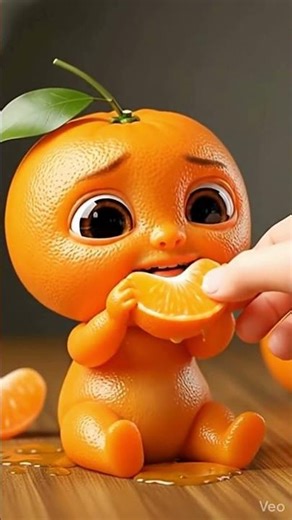 Crying Orange 🍊 Tears Falling 😢 | Cute ASMR Sad Sounds 😭