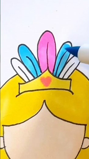 How to Draw a Cute Princess 👑 | Easy Step by Step Cartoon Drawing for Kids