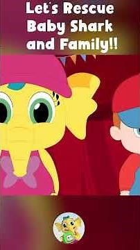 🦈 Emmie & Babie Rescue Baby Shark & Family! 🦈| Baby Shark Song 🎶