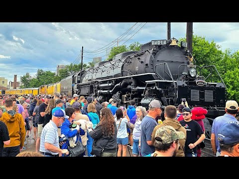 Big Boy 4014 Display Day in Omaha, Nebraska (Coast to Coast Tour)