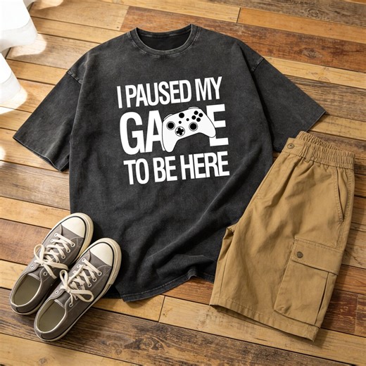I Paused My Game to Be Here Shirt - Funny Gaming T-shirt for Gamer Men & Women - Sarcastic Video Game Tee, Perfect Gift for Gamers - Etsy UK