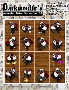 Darkwoulfe's Virtual Tabletop(VTT) Token Pack - Animated Enemies Vol 02 - Hellsworn Cultist - Darkwoulfe's Digital | DriveThruRPG