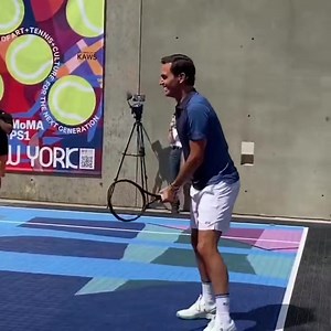 6.7K views · 540 reactions | Double handed backhand Roger Federer is coming 來 | Federer Family Videos | Facebook