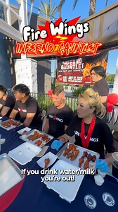 2.9K views · 2K reactions | Fire Wings Inferno Gauntlet Spicy Eating Contest @firewings @beeeelaine #rainaiscrazy #eat #firewings win | Raina Huang | Facebook