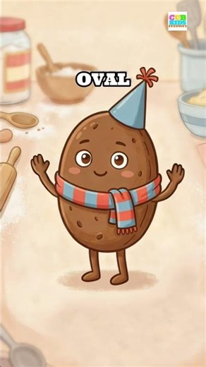 Shape Cookies 🍪 Playful Learning Animation #shorts #kidseducation #cubkidsenglish