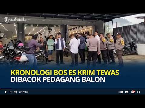Kronologi Bos Es Krim Tewas Mengenaskan Dibacok Pedagang Balon di Pusat Perbelanjaan Kepahiang