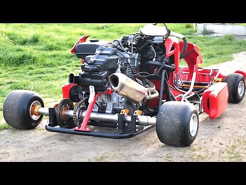 Built a Go-Kart With a 500cc Motorcycle Engine – Way More Fun Than It Should Be
