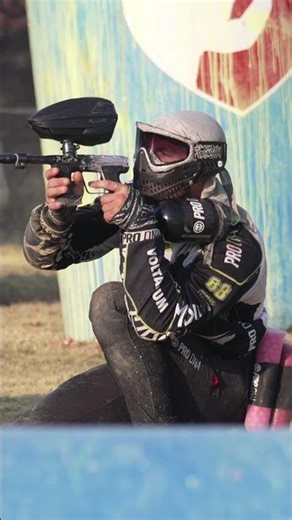 That was an EPIC Professional MOVE! #sports #paintball