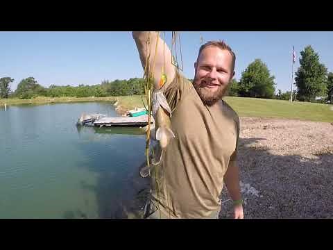 Catching fish with Ka-bar kaster