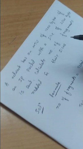 Numerical Problem on Fragmentation( Solved Problem 5)