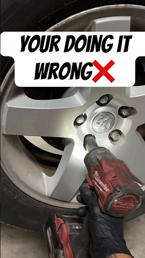 You’re Installing Lug Nuts Wrong 😳 #mechanic