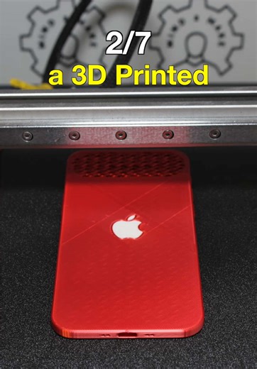 Incredibly Satisfying 3D Apple Prints in 60 Seconds
