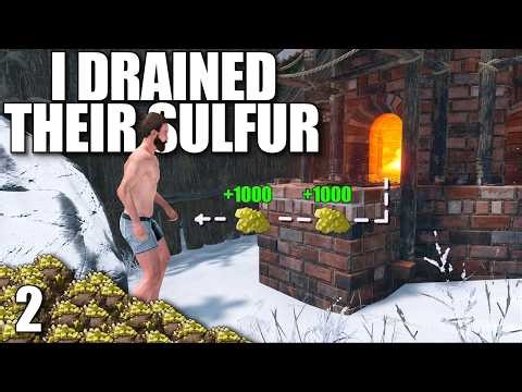 I drained this clans sulfur in Rust...