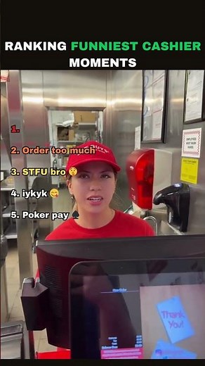 Ranking the Funniest Cashier Moment #ranking #viral #funny #cashier