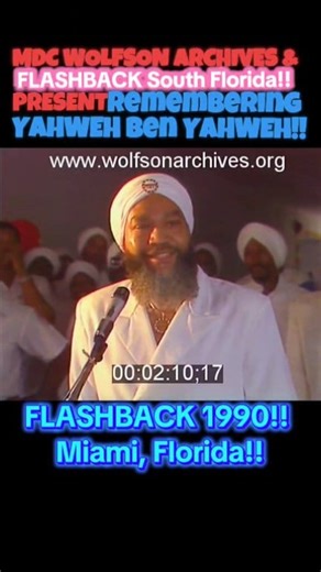 Remembering Hulon Mitchell Jr., who renamed himself YAHWEH Ben YAHWEH, founded the Miami-based Nation of Yahweh in 1979 as a Black Hebrew Israelite movement. Who Else REMEMBERS?? The group initially gained praise for its community revitalization efforts, but it devolved into a violent and financially exploitative cult with a black supremacist ideology. Following a 1990 indictment, Yahweh was convicted of conspiracy to commit murder and served 11 years in prison. #flashbacksouthflorida #southflor