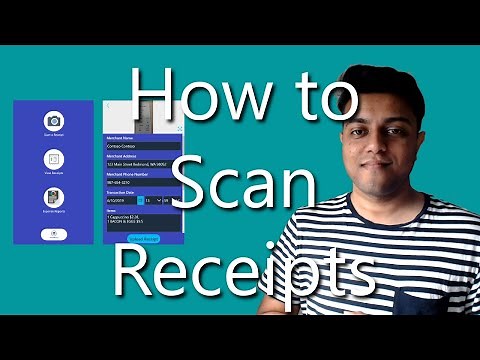 How to Scan Receipts using Azure's Form Recognizer API