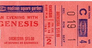 Nov 18, 1983: Genesis at Madison Square Garden New York, New York, United States | Concert Archives