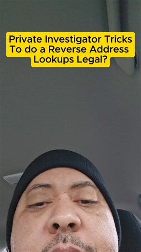 Private Investigator Tricks To Do a Reverse Address Lookup. #reverseaddresslookup #privateinvestigtor | Lance The PI