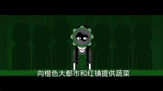 节奏盒子Color box颜色盒子绿色人物讲解1(补)