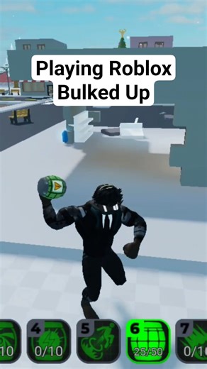 Playing Roblox Bulked Up!