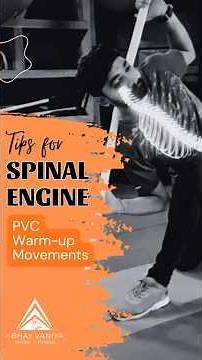 PVC pipe warmup for a stronger Spine #mobility #sports #fitnesstips #posture #spine #shorts #health