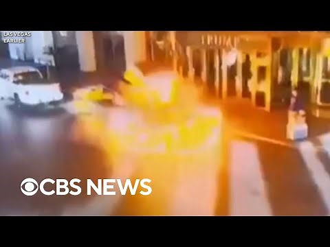 Authorities give update on Cybertruck explosion outside Trump Hotel in Las Vegas