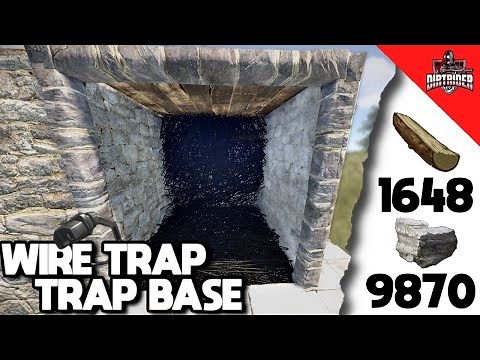 Rust "Wire Trap" Trap Base Guide (Invisible Traps)