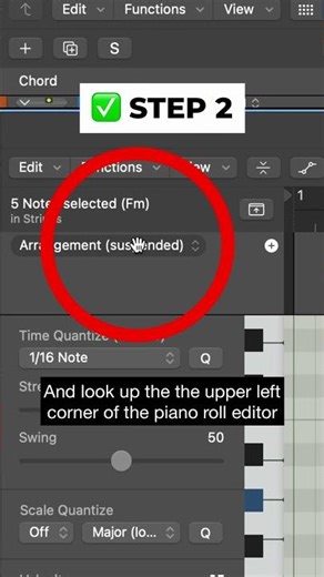 Logic Pro tip - Show Chord Names in Piano Roll