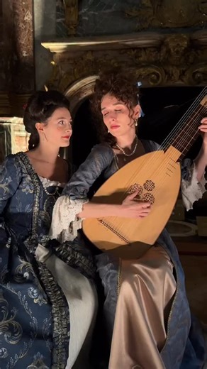 Música del Mundo on Instagram: "It’s like going back to the 18th century, a French love song written by Jean Paul Martini in 1784 and accompanied in this video by a theorbo, performed in the famous Hercules Salon in the Palace of Versailles By @ksuily.lute & @louise.bourgeat.soprano"