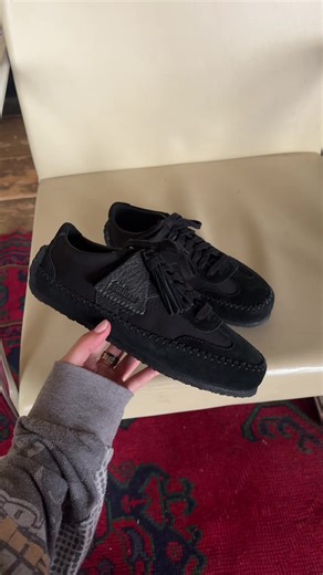 The Tor Low in Black Combination for SS26. #ClarksOriginals