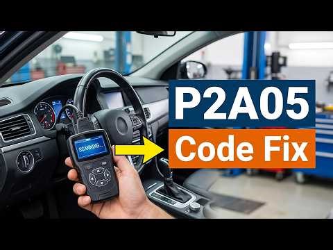 How To Fix P2A05 Code - Oxygen O2 Sensor Bank 2 Sensor 3 Location and Replacement