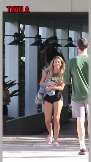 TWINS PICK UP GIRLS! (She said it back 😆❤️) #twinspranks #pickingupgirls #dejavu #glitchinthematrix | Theburnstwins