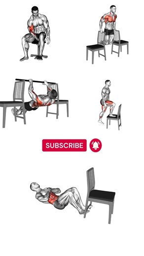 Full Body Chair Workout to Hit Every Muscle At Home #chairworkout #fullbodyworkout