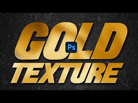 How to Create a Gold Texture Effect in Photoshop