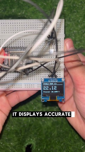 MINDBLOWING!! ESP32 WEATHER STATION USING DS18B20!