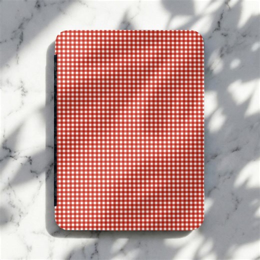 Red Gingham Pattern Kindle Case Kindle Cover Rustic Picnic Checkered Sleeve Vintage Cottagecore Bookish Gift for Readers Trendy Ereader - Etsy