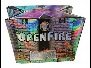 Open fire 33 shots 500g cake brothers pyrotechnics