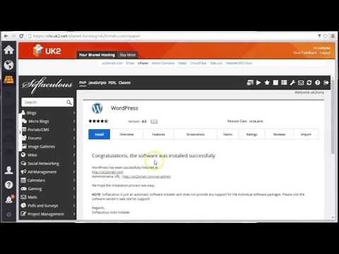 UK2torials: How To Install WordPress Using cPanel