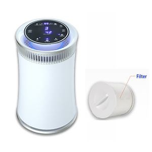 [Hot Item] Trendy Desktop Small Anion Air Purifier with H13 HEPA Filter Pm2.5 Dust Sensor UV Light for Haze