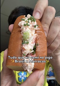 Tudo que eu comi no jogo Brasil x Marrocos, no setor mais caro do estádio #copadomundo #jogodobrasil #tudoqueeucomi