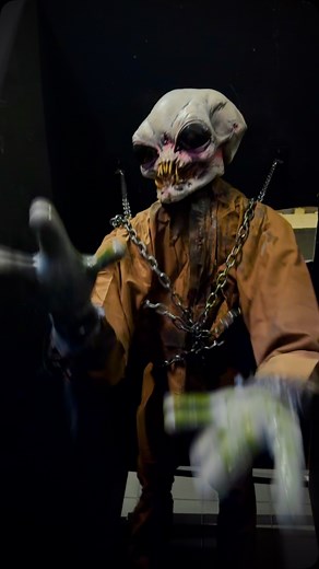 Poison Props on Instagram: "Can you believe some people leave their aliens chained to the ceiling all day?! Alien Chained Ceiling by Poison Props"