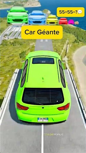 Grand & Petite voiture vs Transformations Minecraft Portail. #beamngdrive #car #minecraft ￼