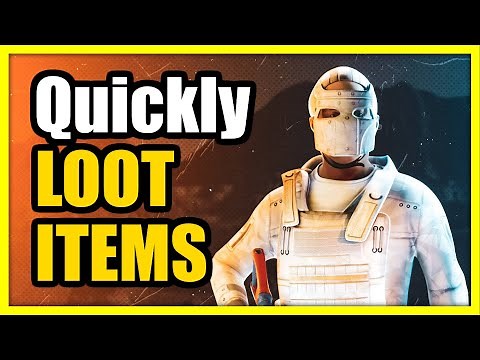 How to Quickly Loot ITEMS in RUST PC to Inventory (Fast Tutorial)
