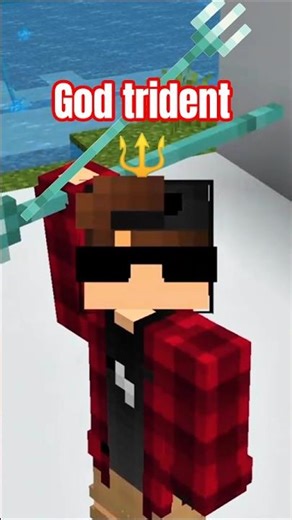 Minecraft god trident in 30sec #minecraft #gaming #shorts #mcpe