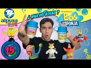 ABRI 15 YOGHURT ALPURA TOYS DE BOB ESPONJA | ¿ COLECCION COMPLETA ?