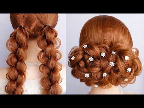 So Stunning! Bridal Hairstyle for the Perfect Wedding Look ✨Easy but Beautiful Messy Bun