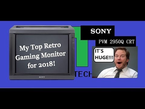 Sony PVM 2950Q Retro Gaming Monitor - Best Demo & Tutorial