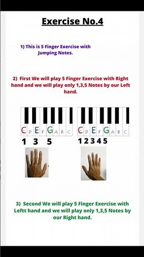 5 Finger Exercises for Piano Beginners | Build Strength & Independence | Swara Tutorials